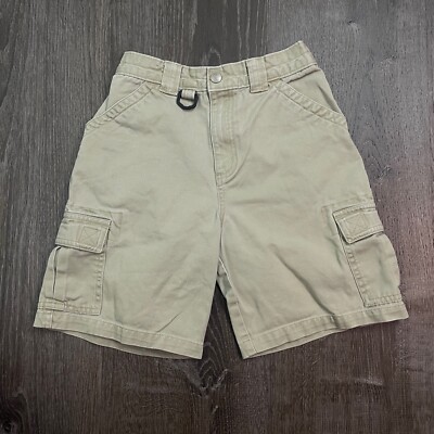 Canyon River Blues Boys Cargo Shorts Khaki Beige Casual Size 7X