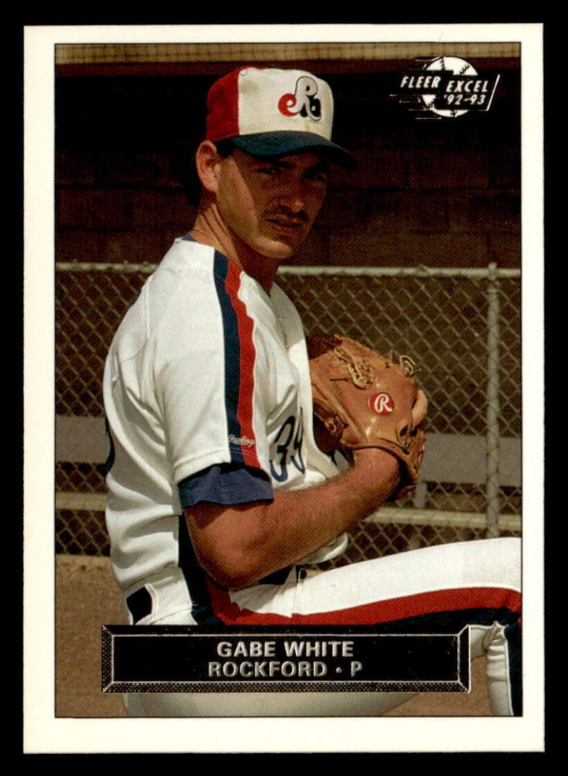 Gabe White 1992 Fleer Excel Card 66 Rockford Expos eBay
