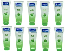 Set Of 10  Dermasil Labs Aloe Fresh Moisturizing Body Lotion Dry Skin 8 oz each
