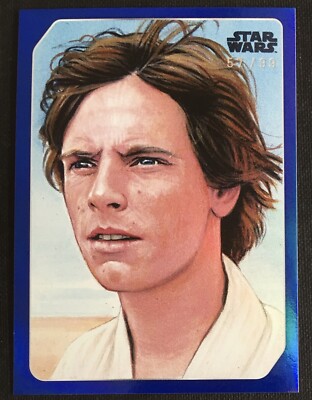 Star Wars Celebration 2023 Ble Parallel Karte Luke Skywalker 57/99
