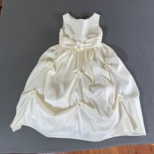 Cinderella Ivory Formal Dress Flower Girl Wedding Size 7