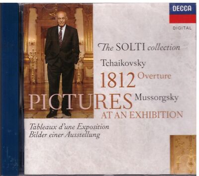 Tschaikowsky: Ouvertüre 1812 - Mussorgsky: Bilder aus einer Ausstellung / Sir Georg Solti CD