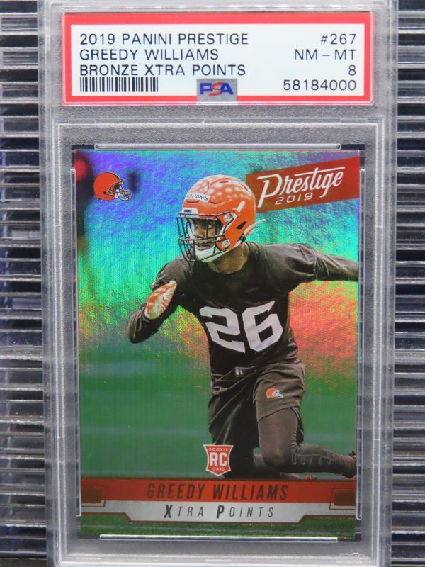 Greedy Williams Panini Prestige #267 Bronze Xtra Points