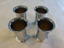 4 Weber 40-48 Idf Velocity Stacks 6 In Tall Dellorto Empi Hpmx Idf 40-48