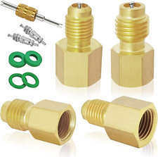 R134a Refrigeration Tank Adapters R12 R22 to R134a Vacuum Pump Adapter Fittings