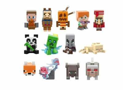 Set of Minecraft Blind Boxes Mini Figures-Party Favors in Individual  Boxes
