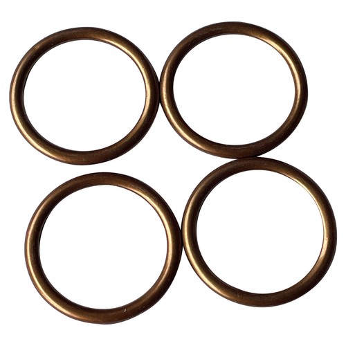 Exhaust Manifold Gasket Seals for Honda CBR1000 CBR1000RR 08-19 SC57/59 45X37X4 - Picture 3 of 5