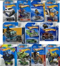 Hot Wheels Off Road, Trucks, Motorcycles, Snowmobiles, Rigs