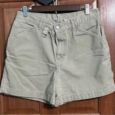 Vintage Gitano Women's Gray Cargo or Carpenter Style Shorts Size 14