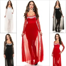 Koucla Cocktail Dress Evening Mini Maxi Lace Rhinestone