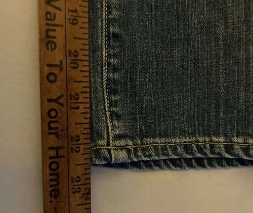 J Crew Jeans Womens 27 Hipslung Capri Low Rise Stone Wash Blue Denim Stretch - Picture 5 of 11