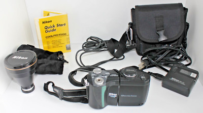 Nikon COOLPIX 4500 Digital Camera 4.0 MP 4x Zoom W/Teleconverter TC-E3ED