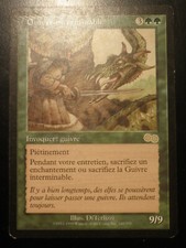mtg magic endless worm urza's FRENCH vf fr endless guivre destined for urza
