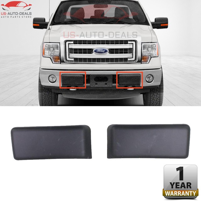 Front Bumper Pad Guard Insert Textured Black RH+LH For 20092014 Ford F