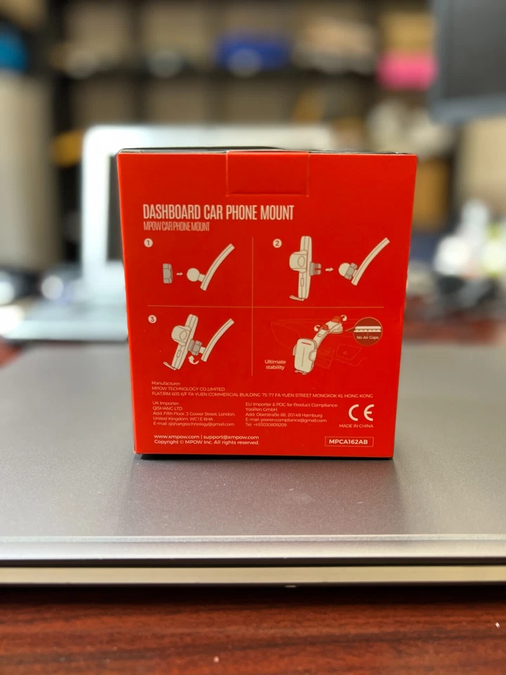 MPOW Universal Car Dash Mount Mobile Cell Phone Holder iPhones 14/13 PRO MAX - Image 2 of 4