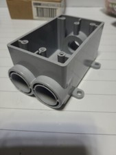 Cantex 5133544U PVC 1-Gang Grey 19 cu. in. Capacity Outdoor Box 5-3/4 H in.