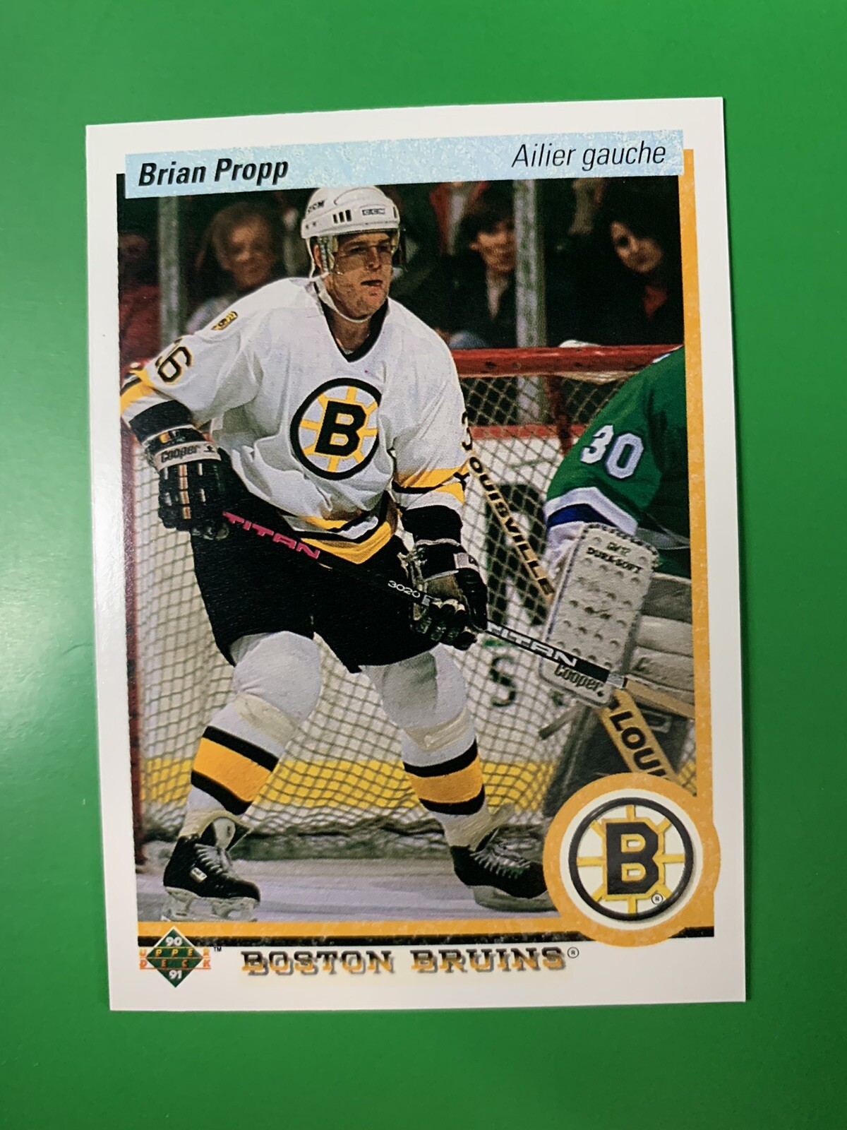 1990-91 Upper Deck French Brian Propp Boston Bruins #2 