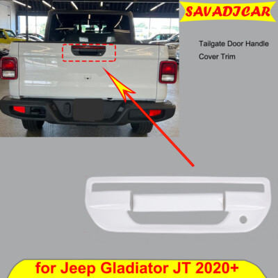 Exterior Tailgate Handle Decoration Tail Handle Cover for Jeep Gladiator JT 20+