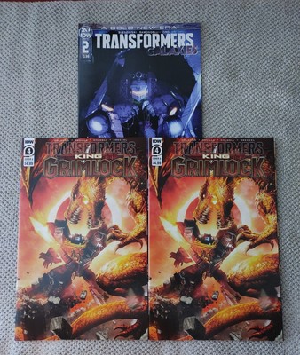 Transformers KING GRIMLOCK #4 & Transformers Galaxies #2 Free shipping!