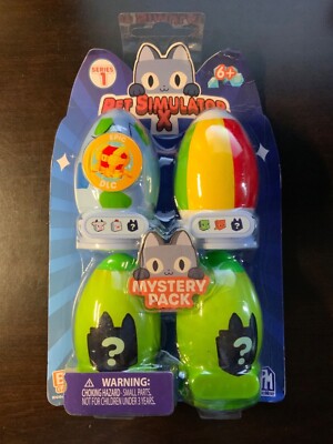 Pet Simulator X - Series 1 - 4 Pack - Mystery Egg with DLC - NEW / IN HAND