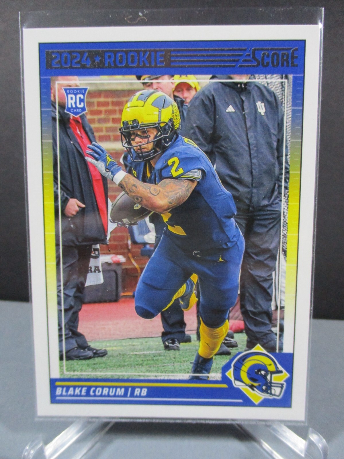 2024 Panini Score #389 Blake Corum RC - Los Angeles Rams