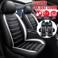 Comfort Auto Sitze Sitzbezüge Universal PU-Leder Sitzbezug Schonbezüge Schwarz