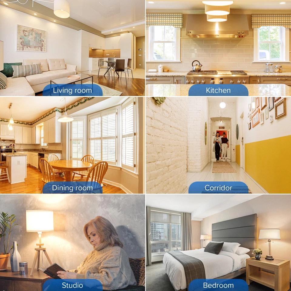 2 pcs LED Light Bulb 30W=300W 5000LM 3000K Warm White A21 Home Lamp Bulb SANSI - Image 2 of 4