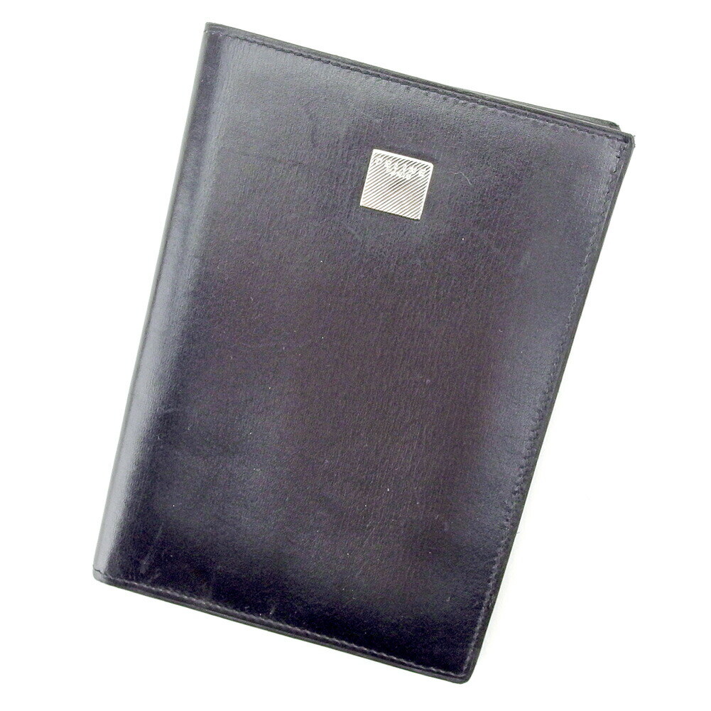 Celine passport case logo plate Black Silver Women Me… Gem