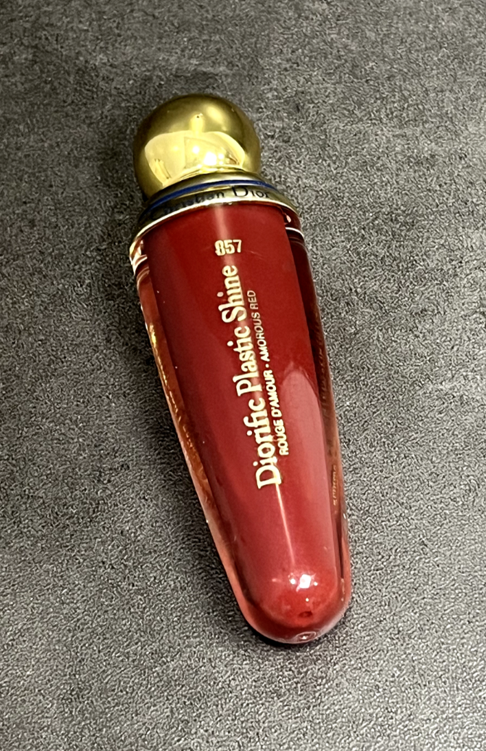 Dior Diorific Plastic Shine Lip Gloss - 857 Amorous Red - 0.19 oz