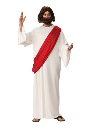 Divine Hombre Religioso Jesús Toga Disfraz Pascua Ropa de Navidad - Imagen 1 de 1