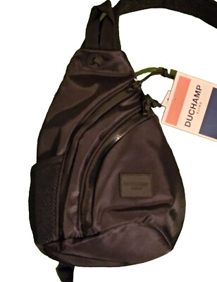 NWT Duchamp Sling Bag Backpack London Black #16672P Travel  display picture 2