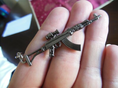 AK  47- (( with scope ))**Kalashnikov **Keychain**Free  Shipping***