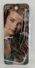 Scunci HOT STREAKS 8 inch Clip In Beads/Chain Hair Accessory 1 PCS 38794-A