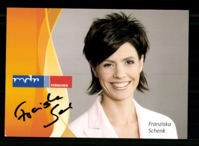 Franziska Schenk MDR autograph card original signed # BC 220805