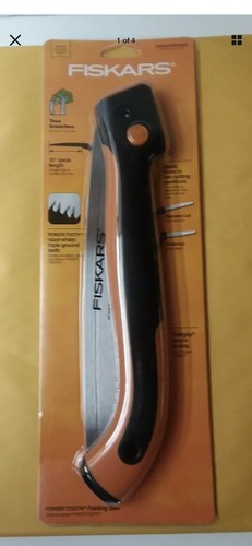 Fiskars Power Tooth Soft Grip Folding 