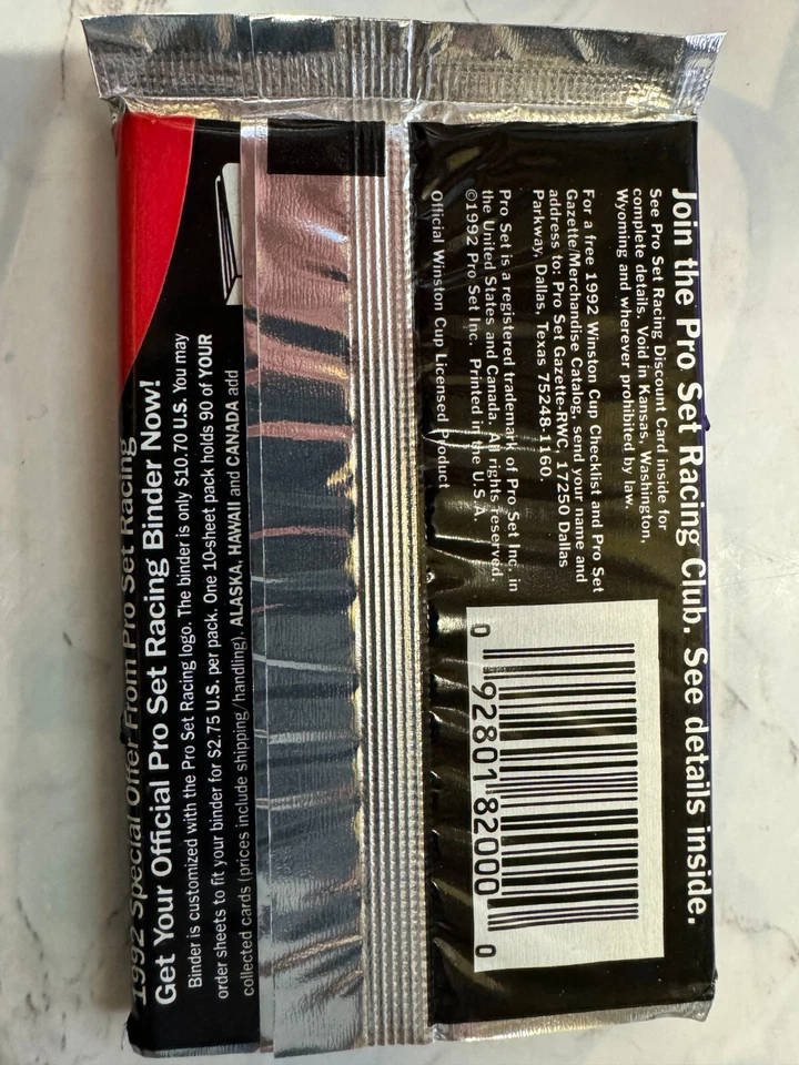 34 tarjetas de carreras Pro Set Racing 1992 Winston Cup nuevas Foto 2 de 4