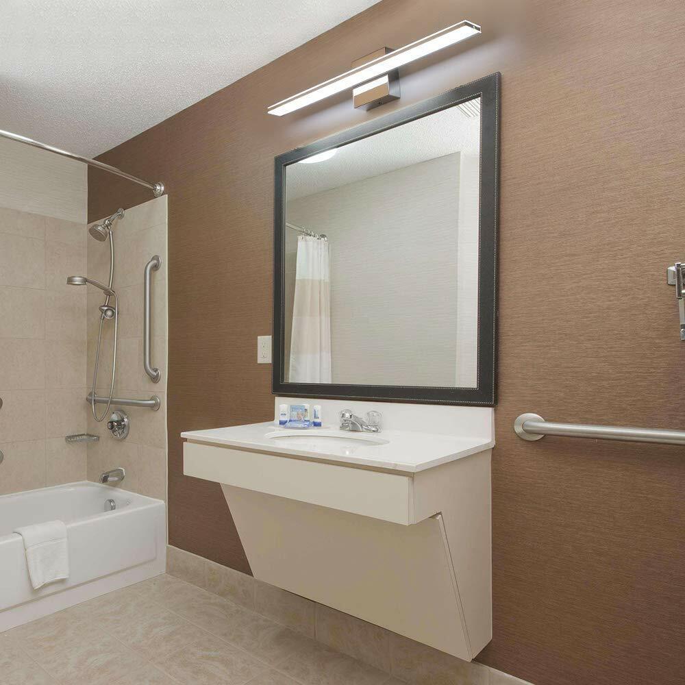 Bathroom Vanity Light Brivolart 19 Inch 12w Led Bathroom Vanity Lighting Fixtures Cool White Light 6000k Vanity Lights
