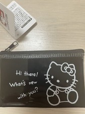 Hello Kitty 50th Anniversary Sanrio Daiso Flat Pouch kawaii AccessoryCase