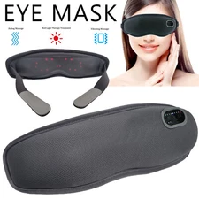 Red Light Therapy Vibrating Airbag Massage Eye Mask for Pain Relief Headache