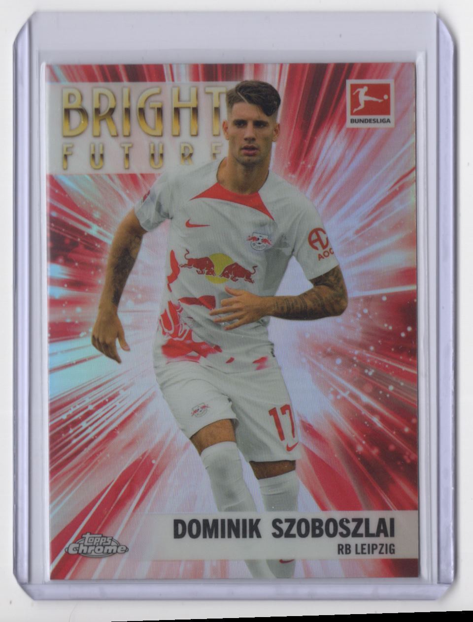 2022 Topps Chrome Bundesliga Bright Future Dominik Szoboszlai RB Leipzig #BF-DSZ