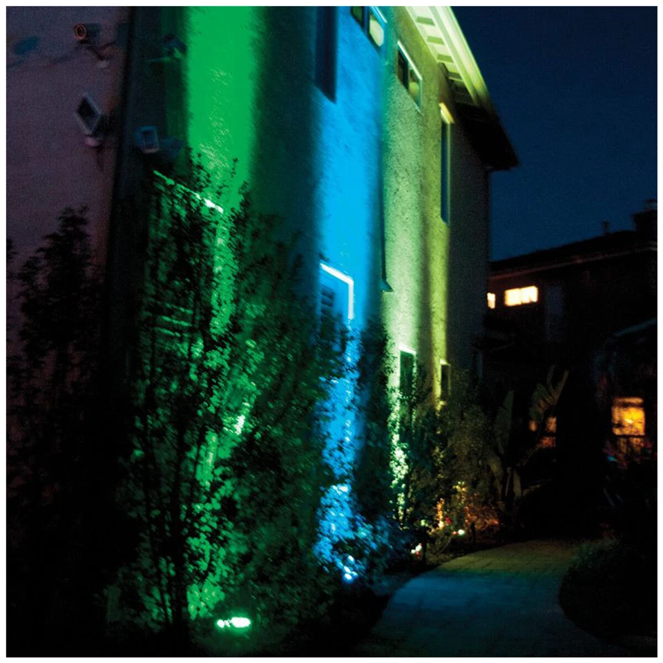 4) American DJ MEGA FLAT HEX L PAK4 RGBLA+UV LED DMX Par Lights+Remote+Cable+Bag - Image 4 of 4