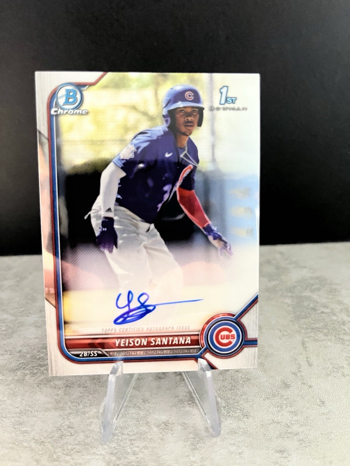 2022 Bowman Chrome #CPA-YS Yeison Santana  Auto