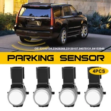 4x 23428268 Quality Parking Assist Sensor for Chevy Silverado Cadillac GMC White