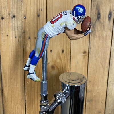 NEW YORK GIANTS Tap Handle Jeremy Shockey Beer Keg NFL FOOTBALL White Jersey