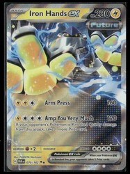 Iron Hands ex 070/182 Paradox Rift Double Rare Holo