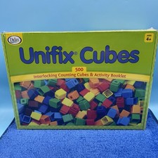 Didax Unifix Cubes 300 Interlocking Counting Cubes Activity Booklet New SEALED