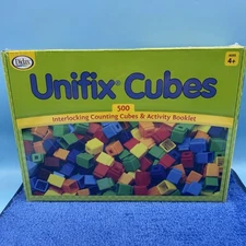 Didax Unifix Cubes 300 Interlocking Counting Cubes Activity Booklet New SEALED