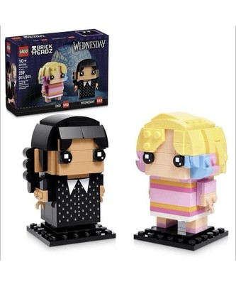 LEGO Brickheadz 40750 Wednesday [252] & Enid[253] New - Sealed
