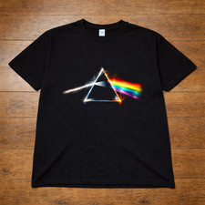 Image of Pink Floyd Dark Side Of The Moon T Shirt – Prism Rainbow Logo – Adults & Kids