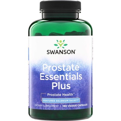 Swanson Prostate Essentials Plus - Features Selenium Select 180 Veggie Capsules